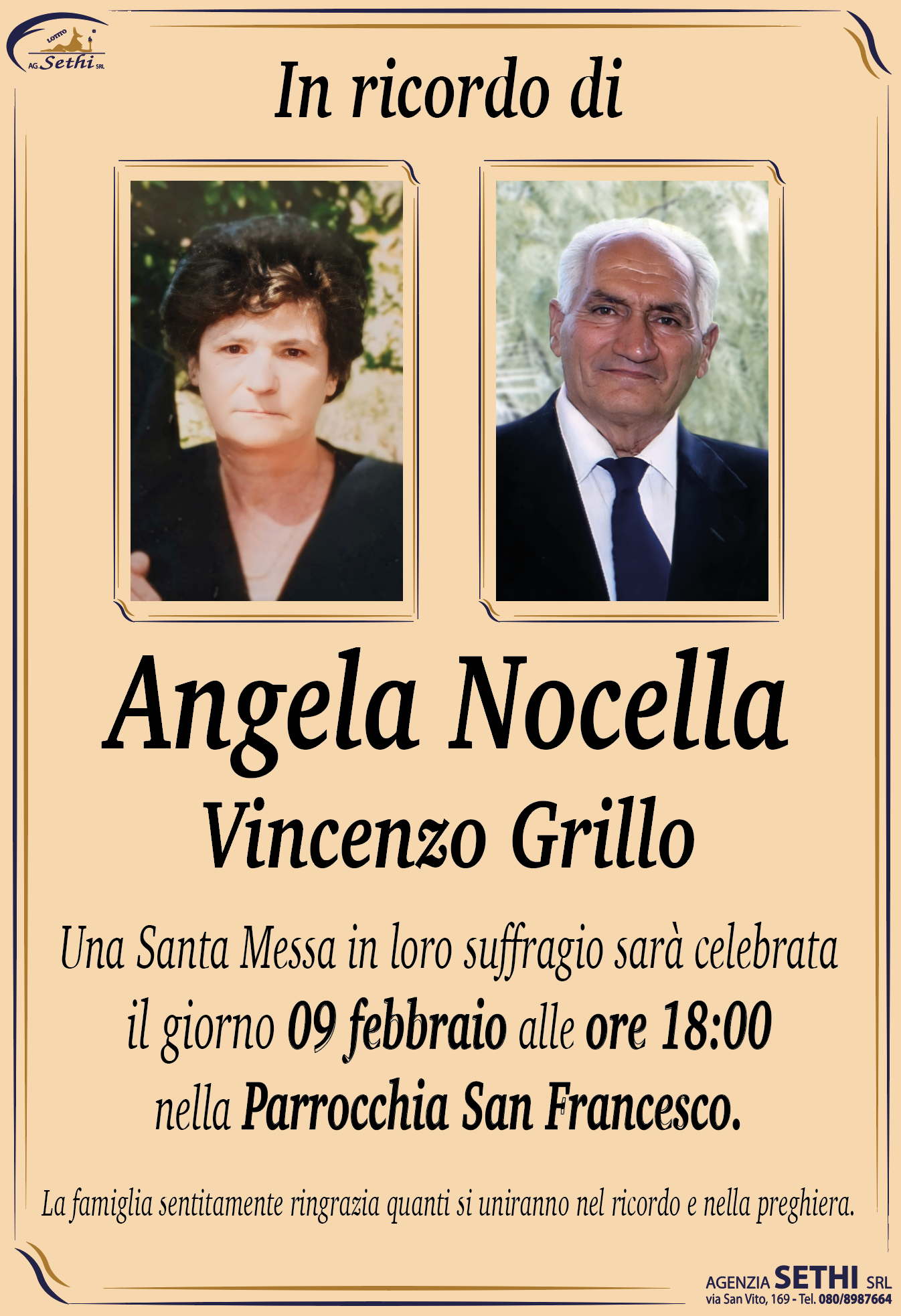 Anniversario Vincenzo Grillo Fu Cataldo