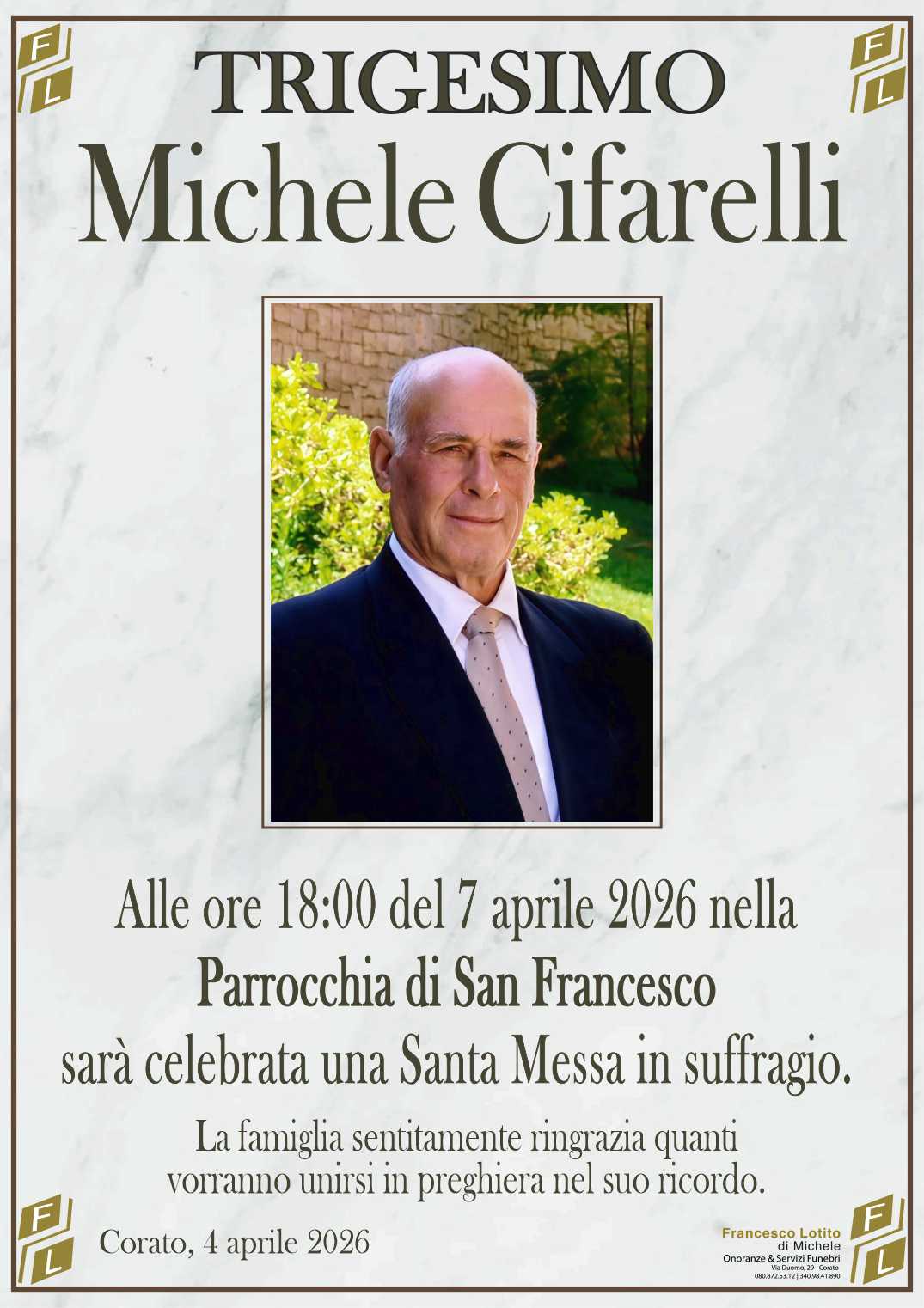 Trigesimo Michele CIFARELLI