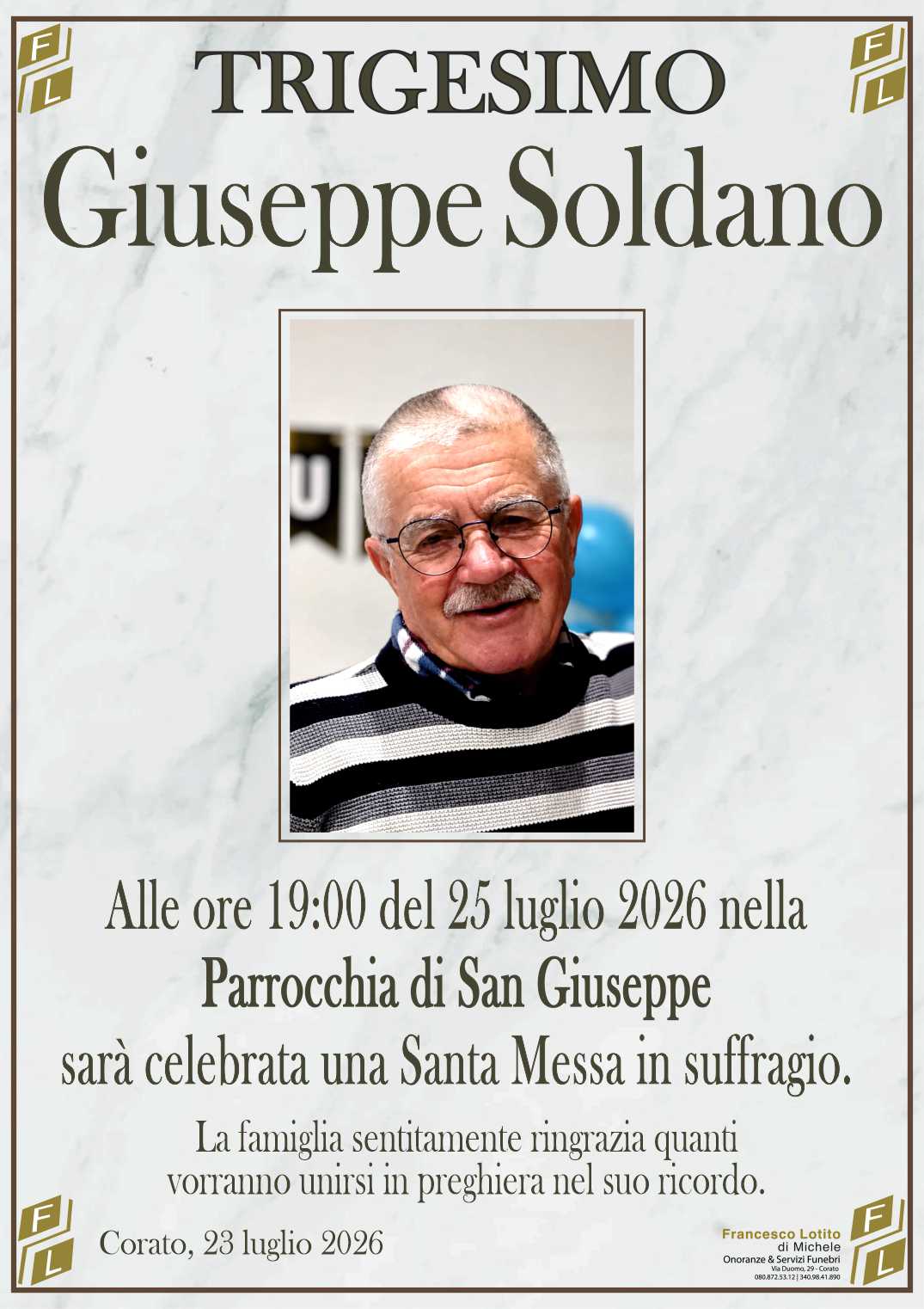 Trigesimo Giuseppe SOLDANO