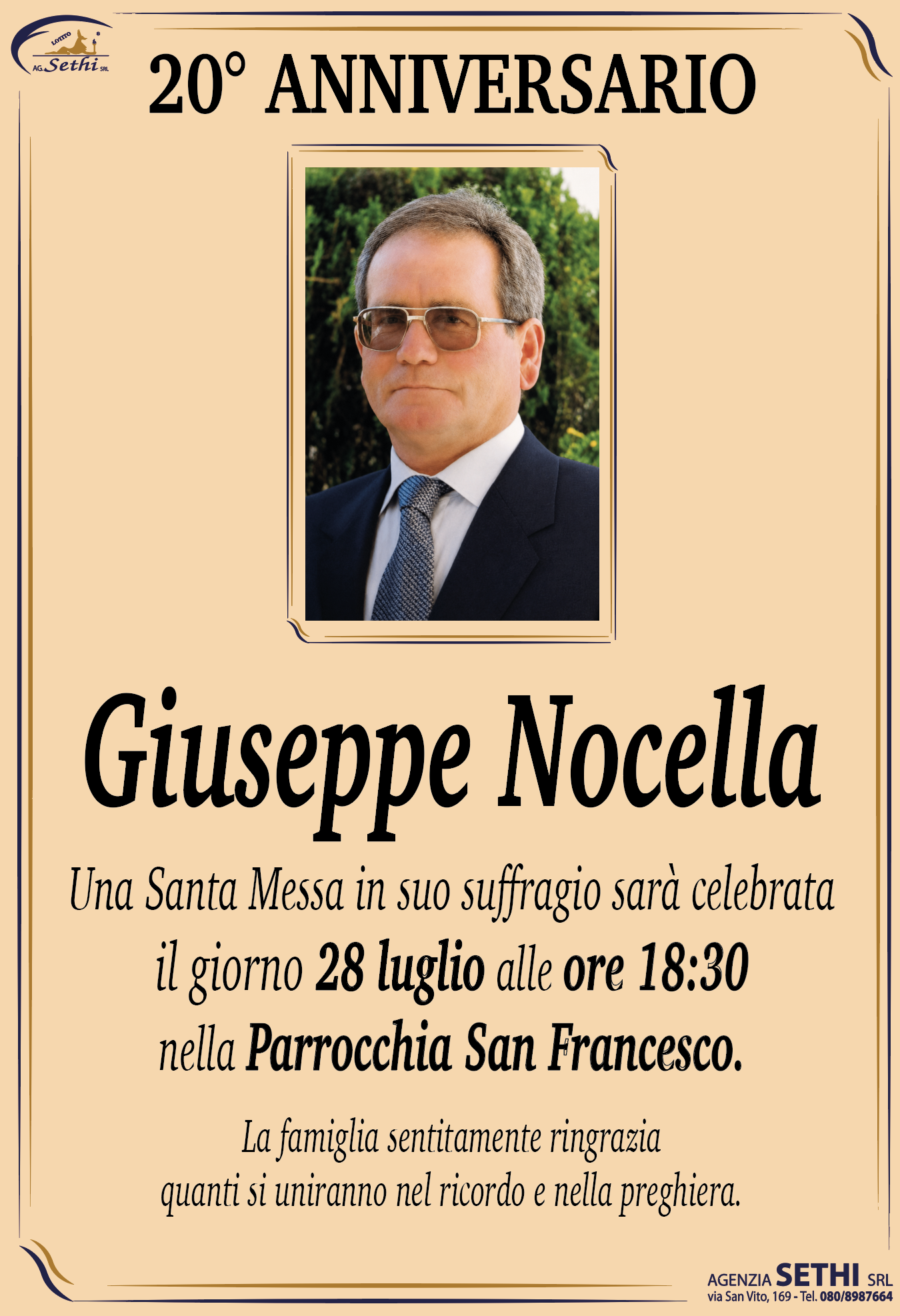 20° anniversario Giuseppe Nocella