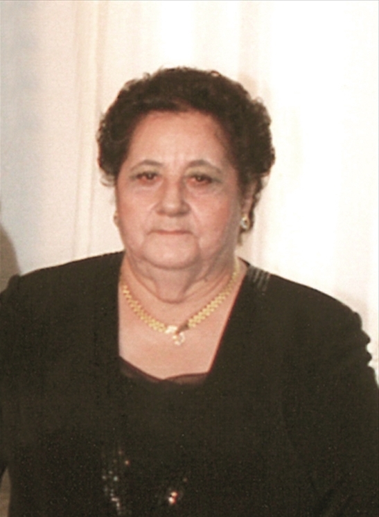 Necrologio di Giustina Palumbo ved. Sgroni