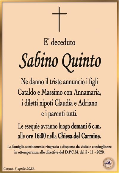 Sabino Quinto